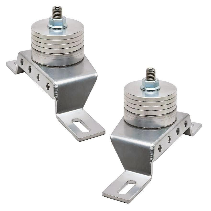 UPR LS Swap Adapter Plates w/ Adjustable Motor Mounts  - Solid (1979-2004 Mustang w/ 4.6 K-Member) - 3013-105