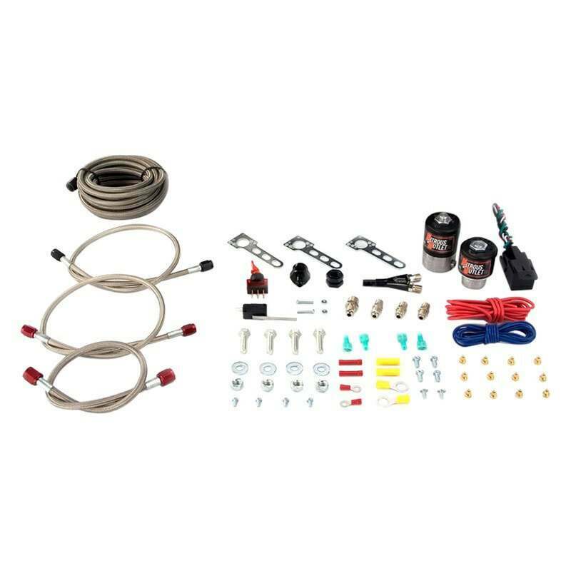 Nitrous Outlet Universal EFI Single Nozzle System - Gas/E85 (5-55psi)(35-200HP)(No Bottle) - 00-10040-00
