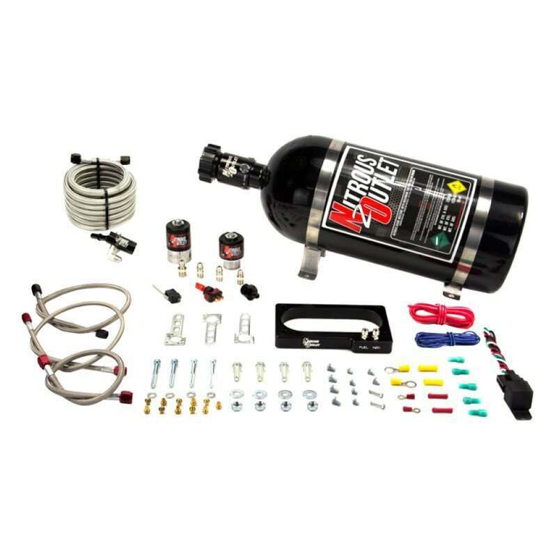Nitrous Outlet Ford 2007-2014 GT 500 Mustang Plate System (10lb Bottle) - 00-10152-10