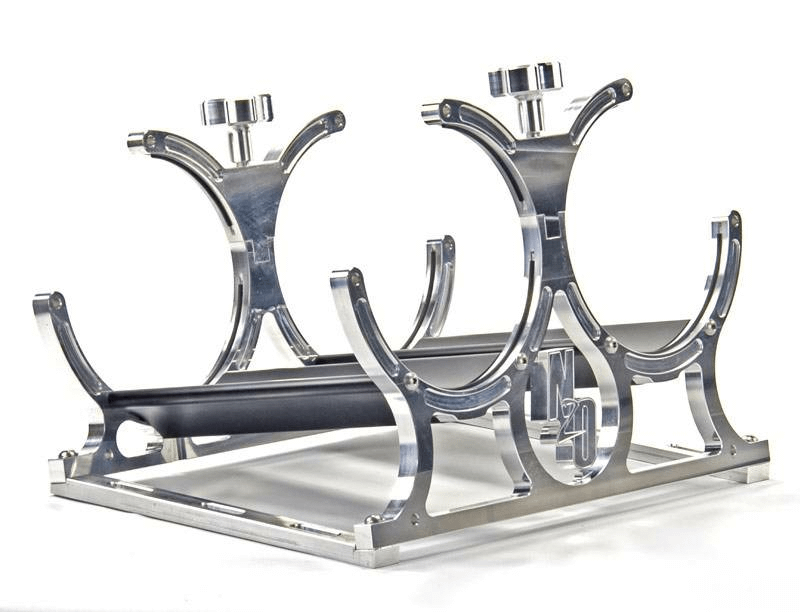 Nitrous Outlet Dual Billet Heated Horizontal Mount Bottle Bracket 10lb/15lb Nitrous Outlet - 00-32015