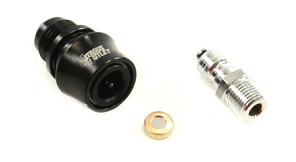 Nitrous Outlet Quick Release Bottle Valve Pressure Relief Stem & Socket 3000 PSI Rupture Disk Nitrous Outlet - 00-34043