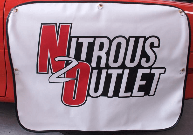 Nitrous Outlet Tire Shade White Vinyl Sold Each Nitrous Outlet - 00-57035
