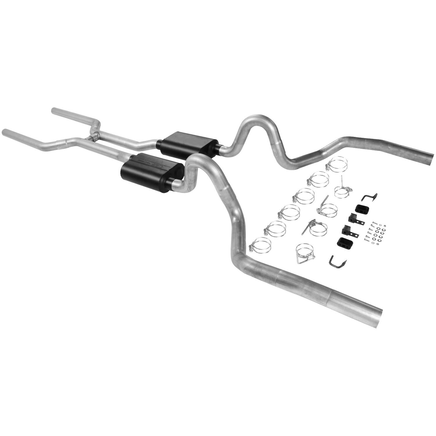 Flowmaster Header-back System - Dual Rear Exit - American Thunder - Aggressive Sound