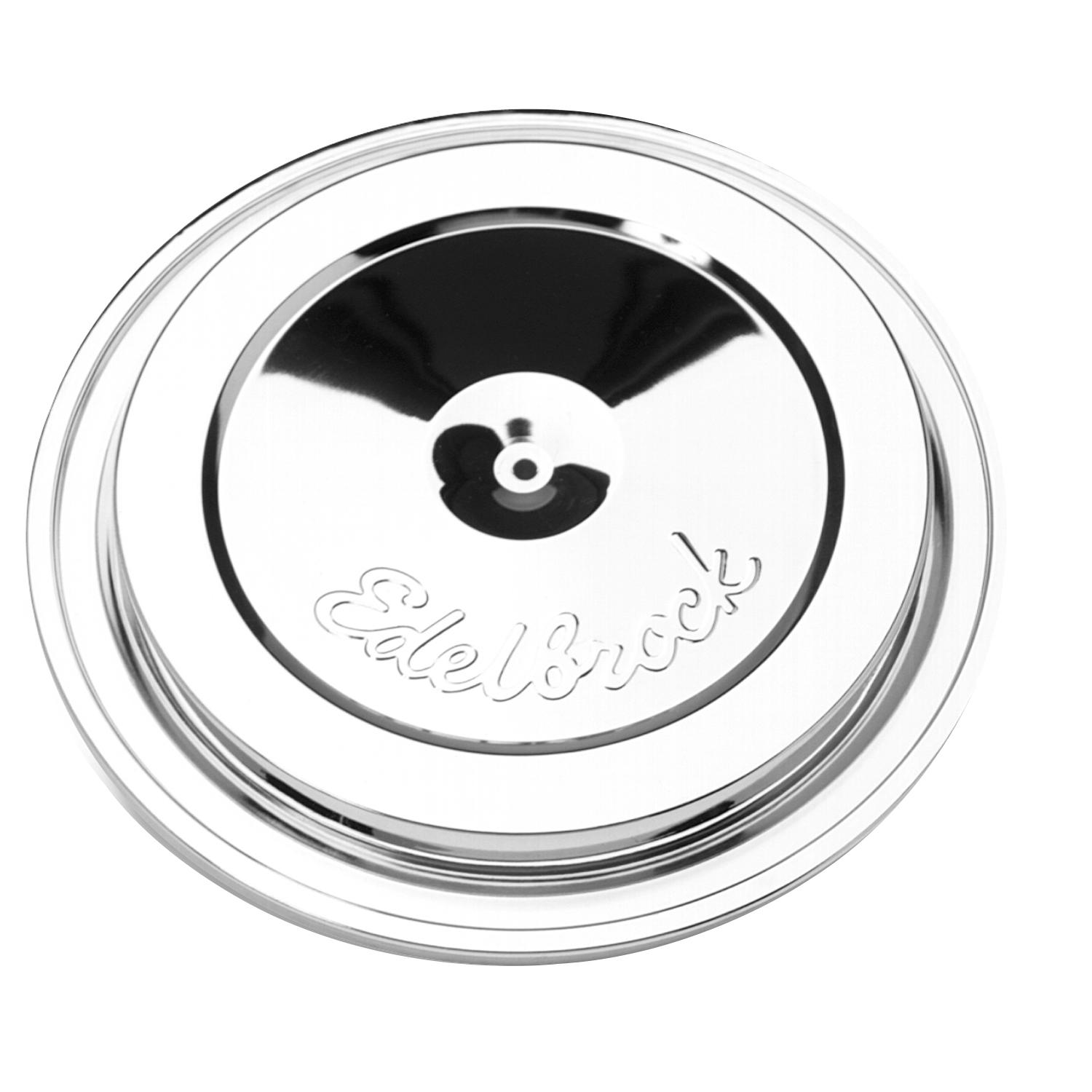 Edelbrock T.B.I. CHROME AIR CLEANER TOP - 1213