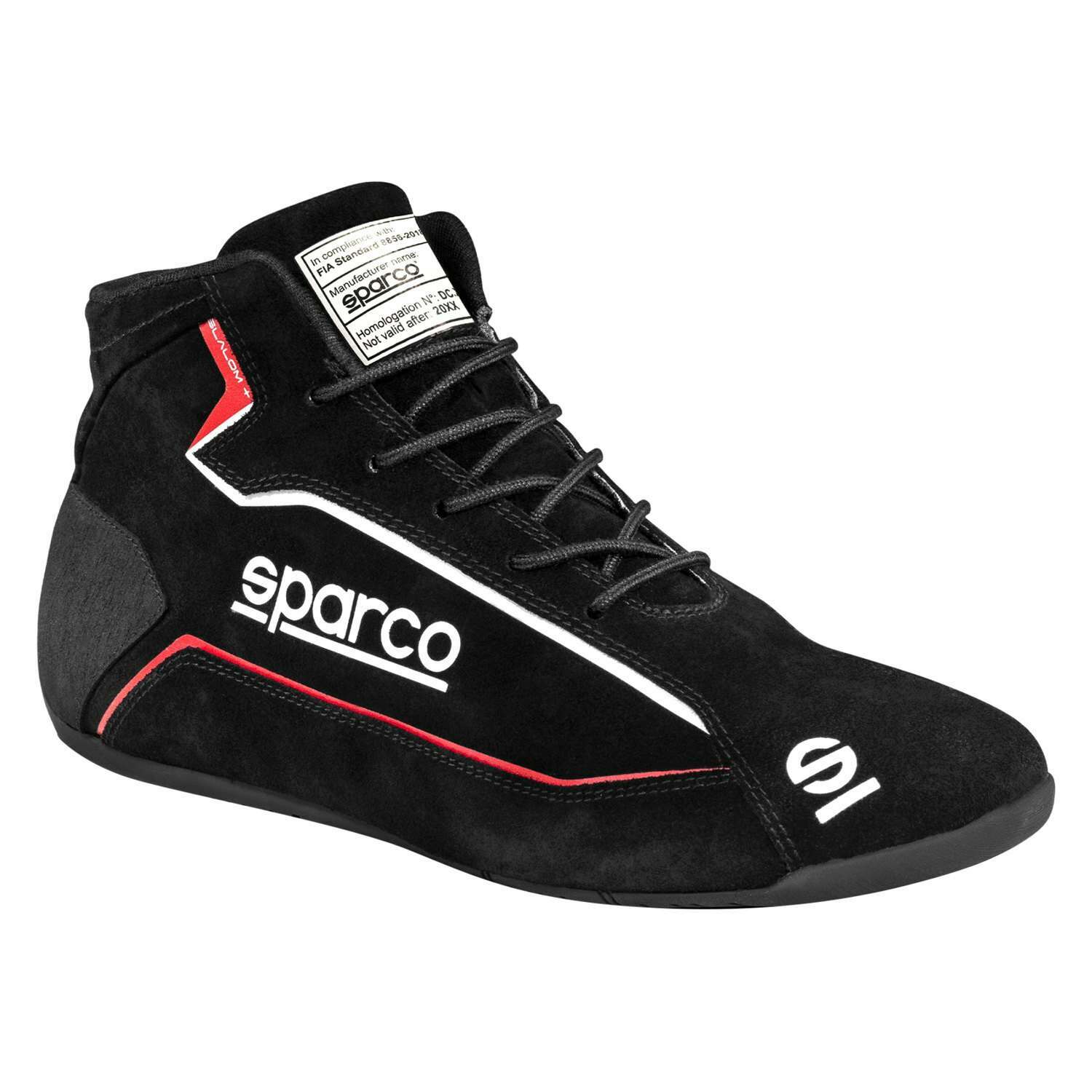 Sparco Shoe Slalom+ 47 Black - 00127447NR
