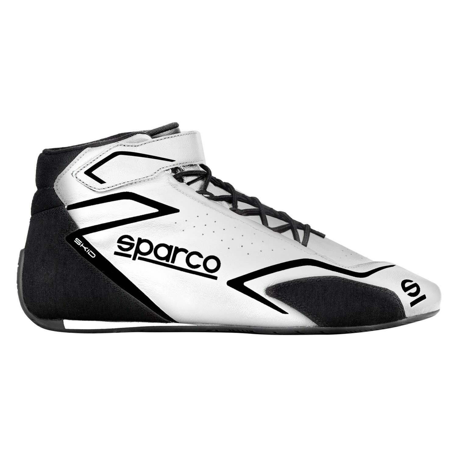 Sparco Shoe Skid 44 White/Black - 00127544BIBI