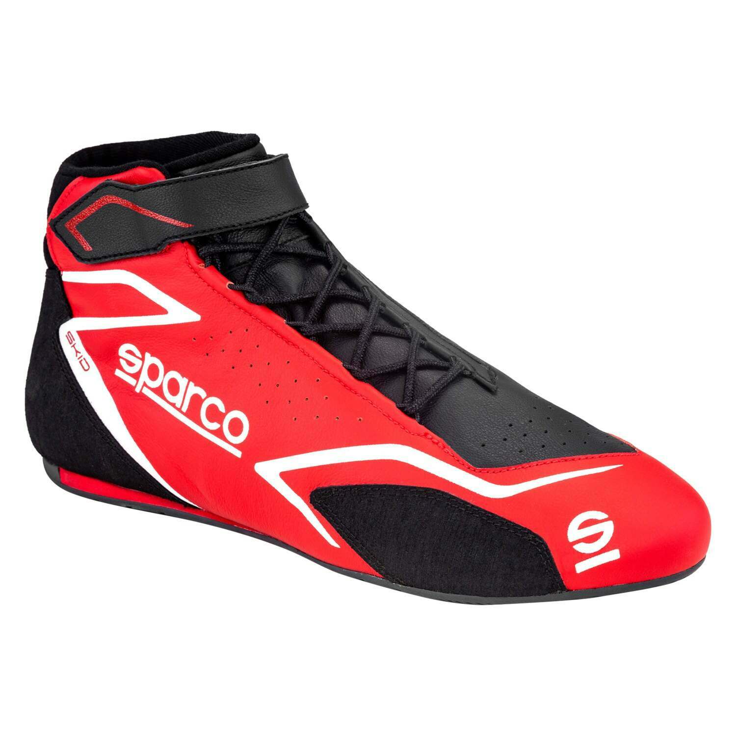 Sparco Shoe Skid 44 Red/Black - 00127544RSNR