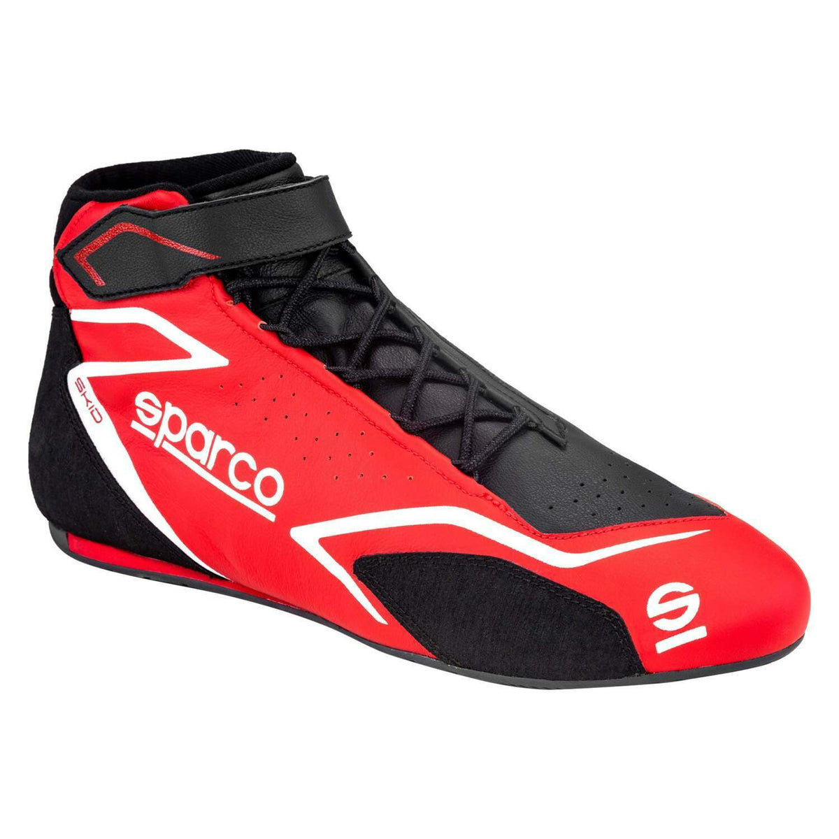 Sparco Shoe Skid 48 Red/Black - 00127548RSNR