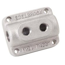 Edelbrock Dual Outlet Fuel Block Kit - 1280