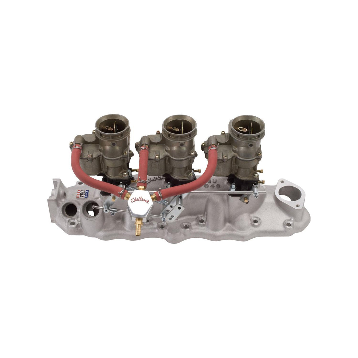 Edelbrock Mini Triple Fuel Block Kit - 1281