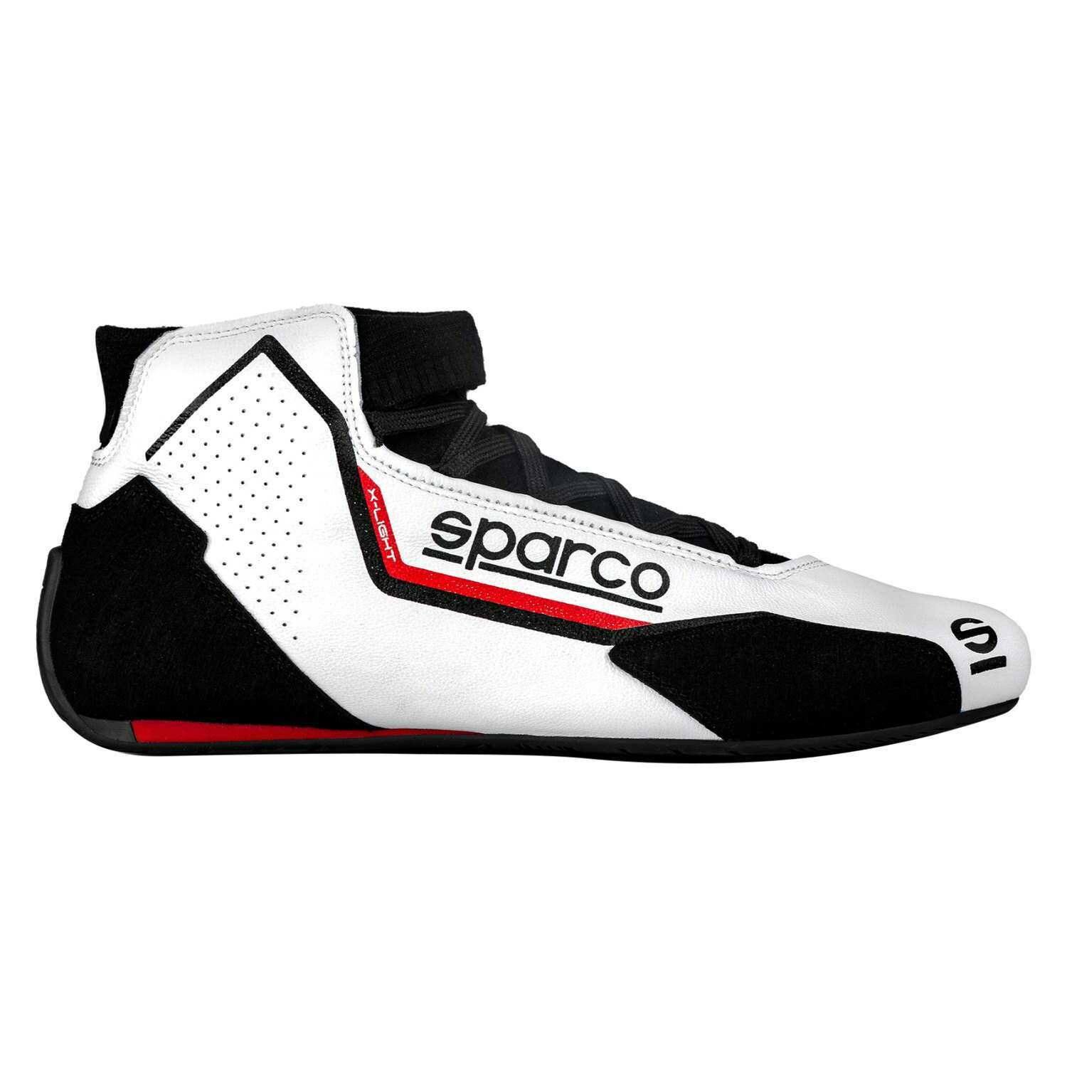 Sparco Shoe X-Light 46 White/Red - 00128346BIRS