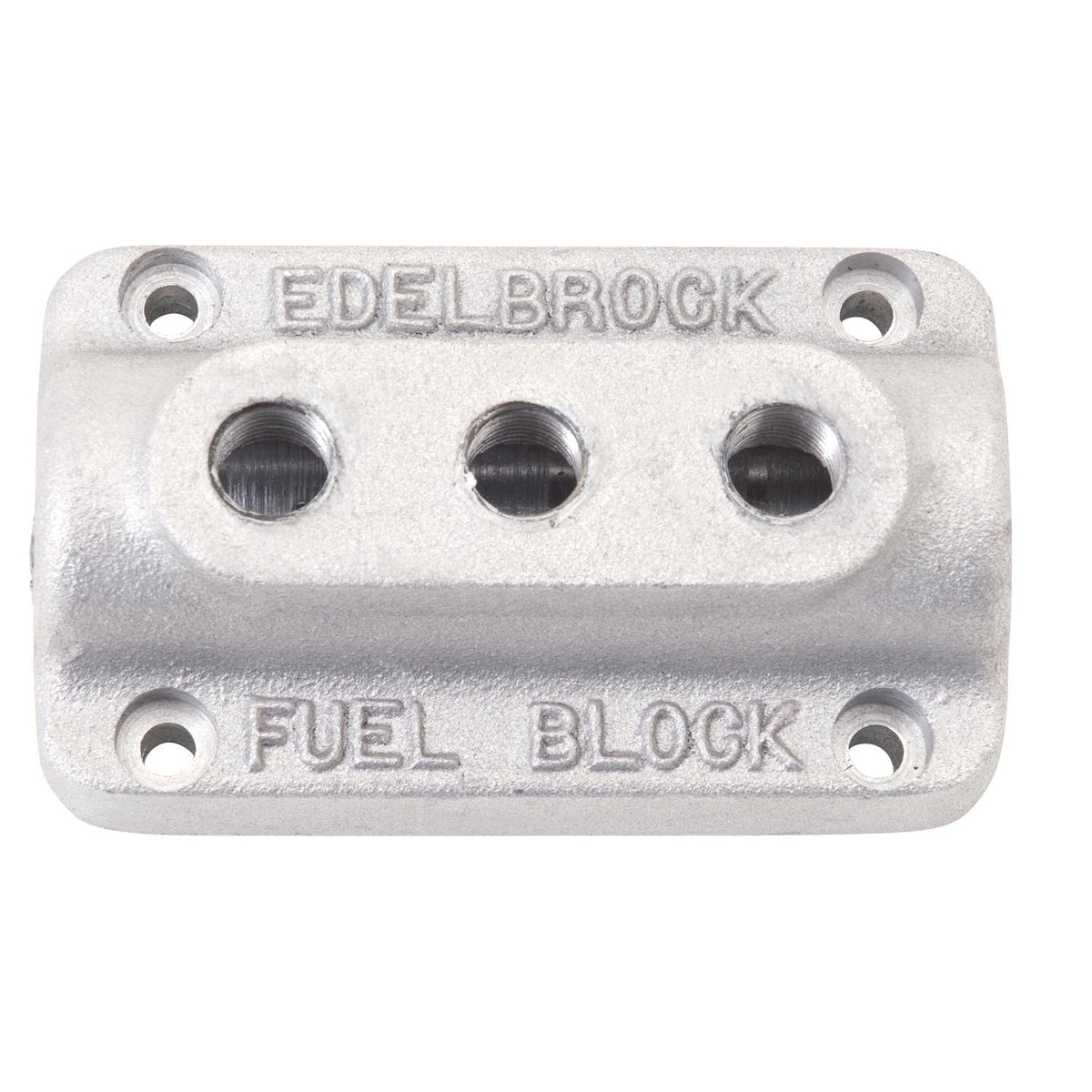 Edelbrock Triple Outlet Fuel Block Kit - 1285