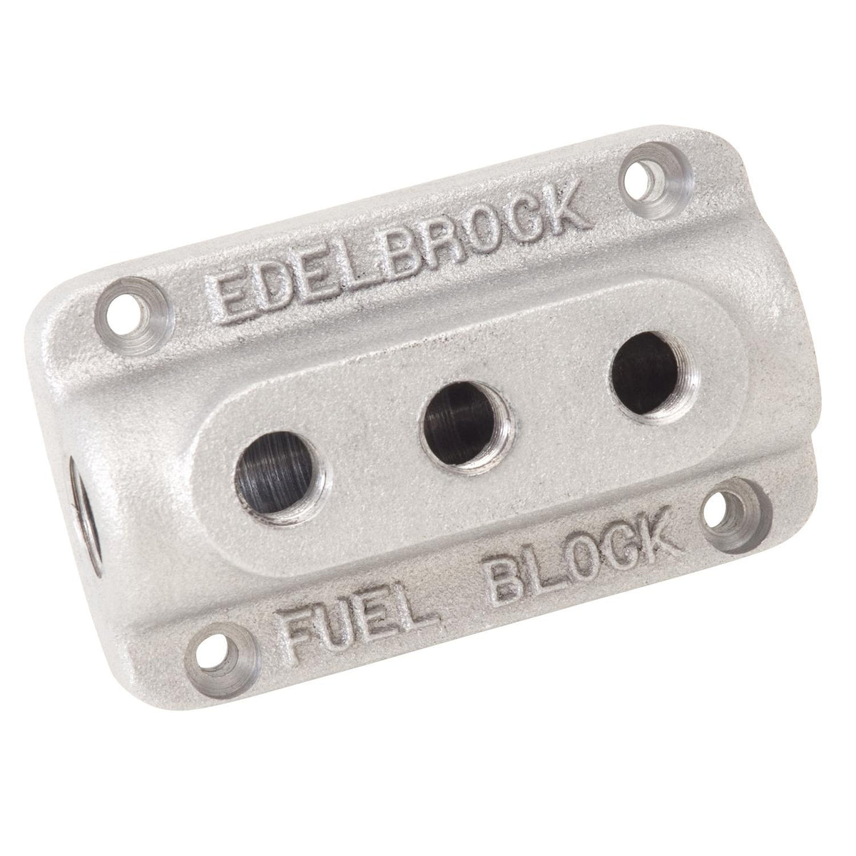 Edelbrock Triple Outlet Fuel Block Kit - 1285