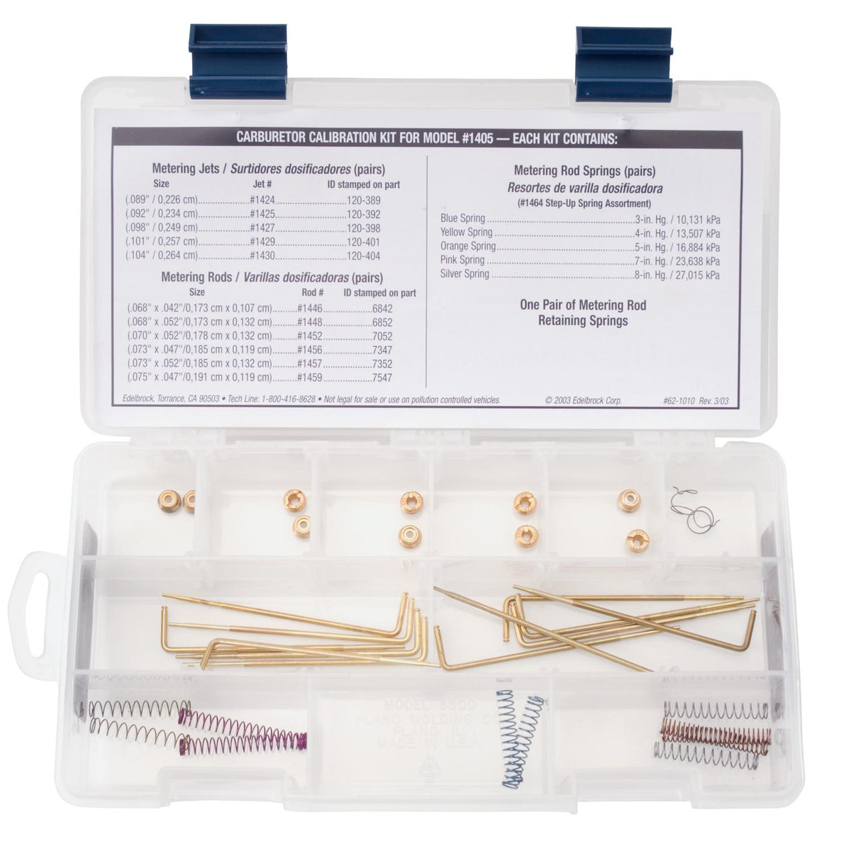 Edelbrock CALIBRATION KIT - 1479