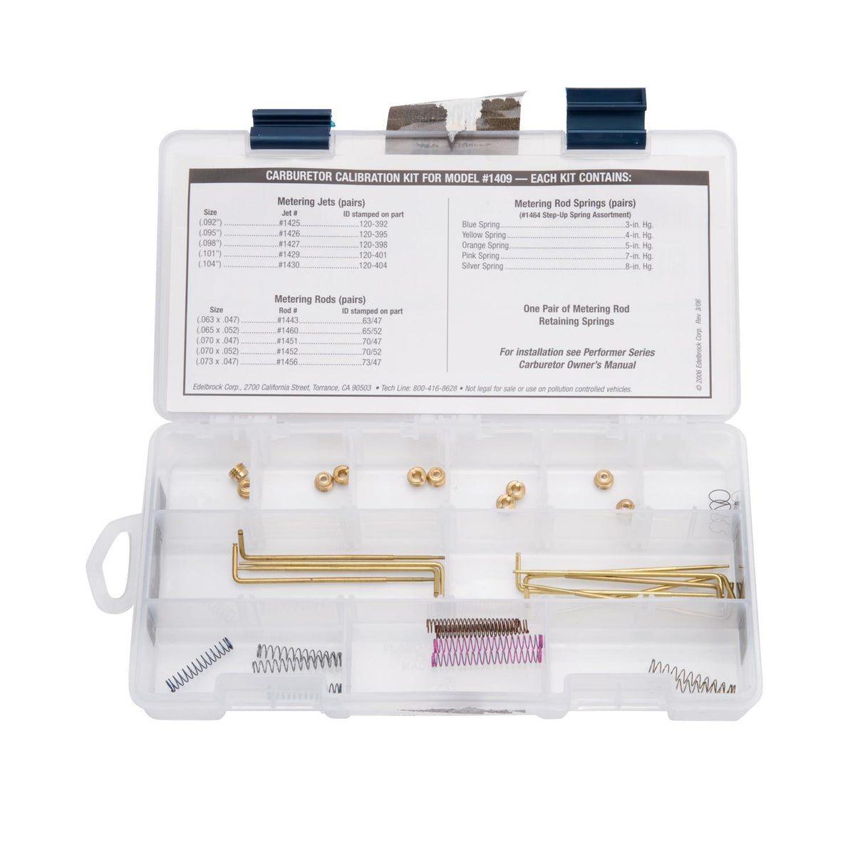 Edelbrock CALIBRATION KIT - 1488