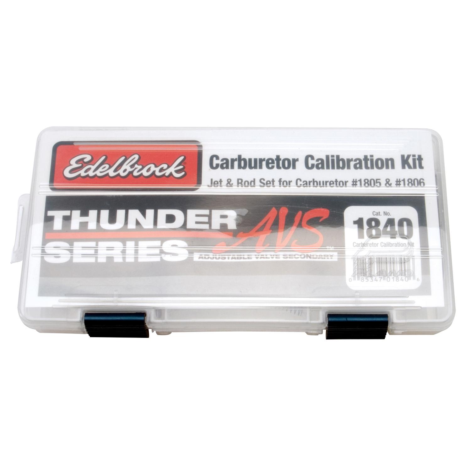 Edelbrock Jet And Rod Kit #1805 And 1806 AVS - 1840