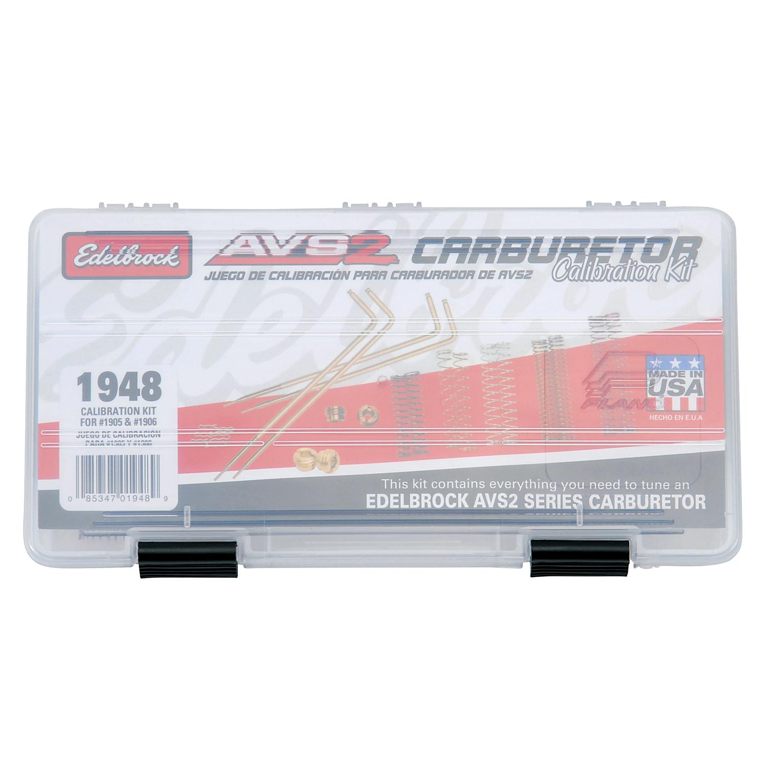 Edelbrock Carburetor Calibration Kit #1948 - 1948