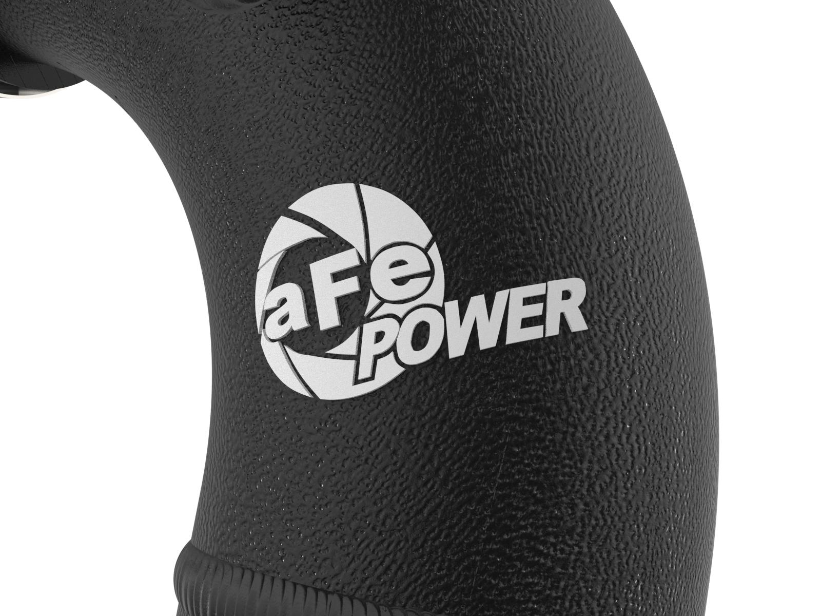 aFe BladeRunner Aluminum Hot and Cold Charge Pipe Kit - Black (2021-2025 Ford Bronco 2.3L) - 46-20574-B