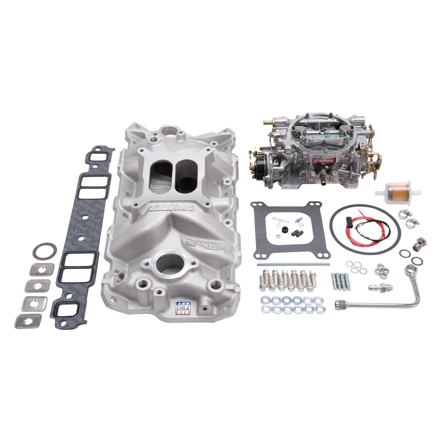 Edelbrock Single-Quad Manifold and carb kit - 2021