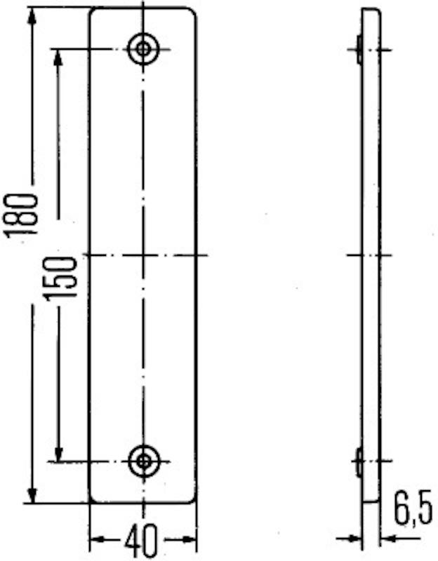 Hella Vehicle Reflex Reflector - 002023021