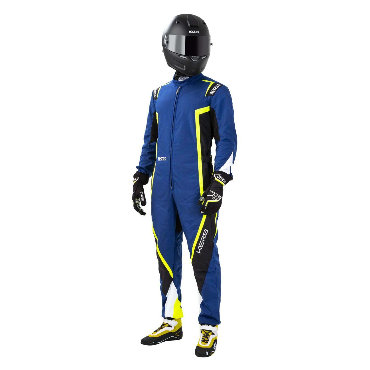 Sparco Suit Kerb Large Navy/Black/Yel - 002341BNGB3L
