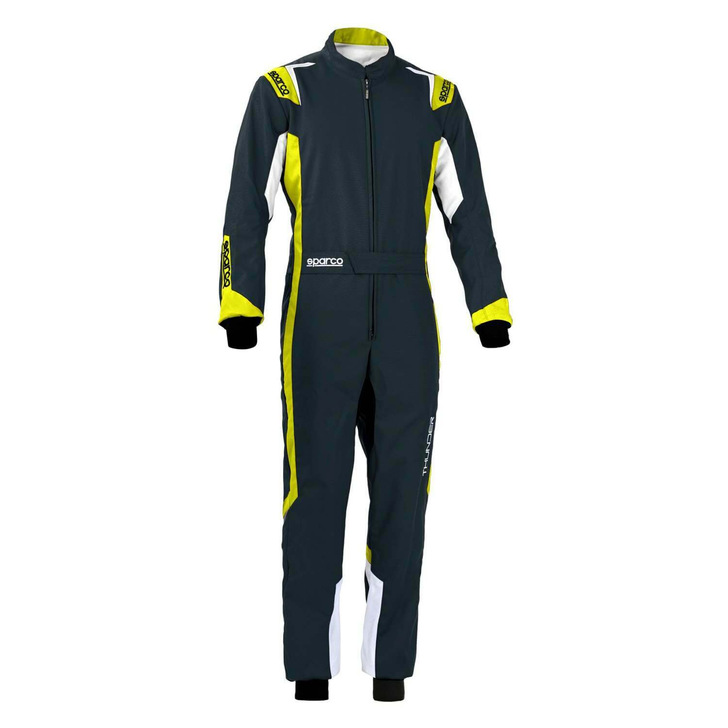 Sparco Suit Thunder Large Gray/Yel - 002342GSGF3L