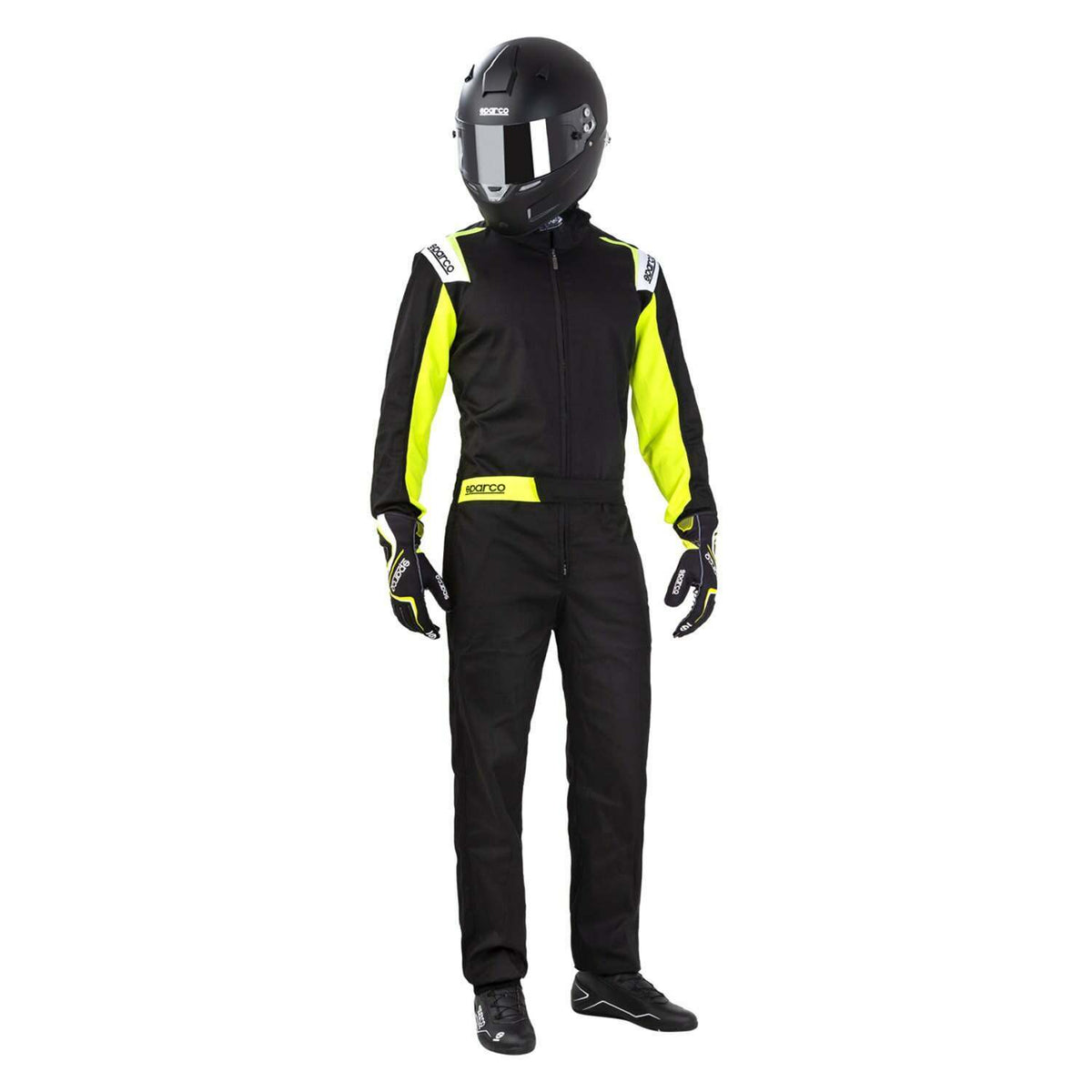 Sparco Suit Rookie Large Black/Yel - 002343NRGF3L