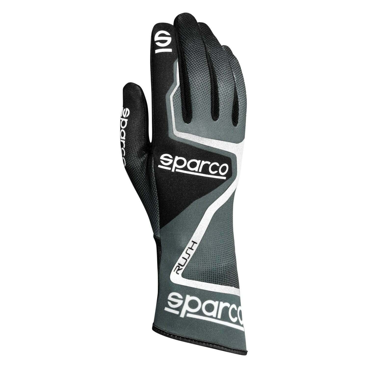 Sparco Gloves Rush 06 Gray/White - 00255606GRNR