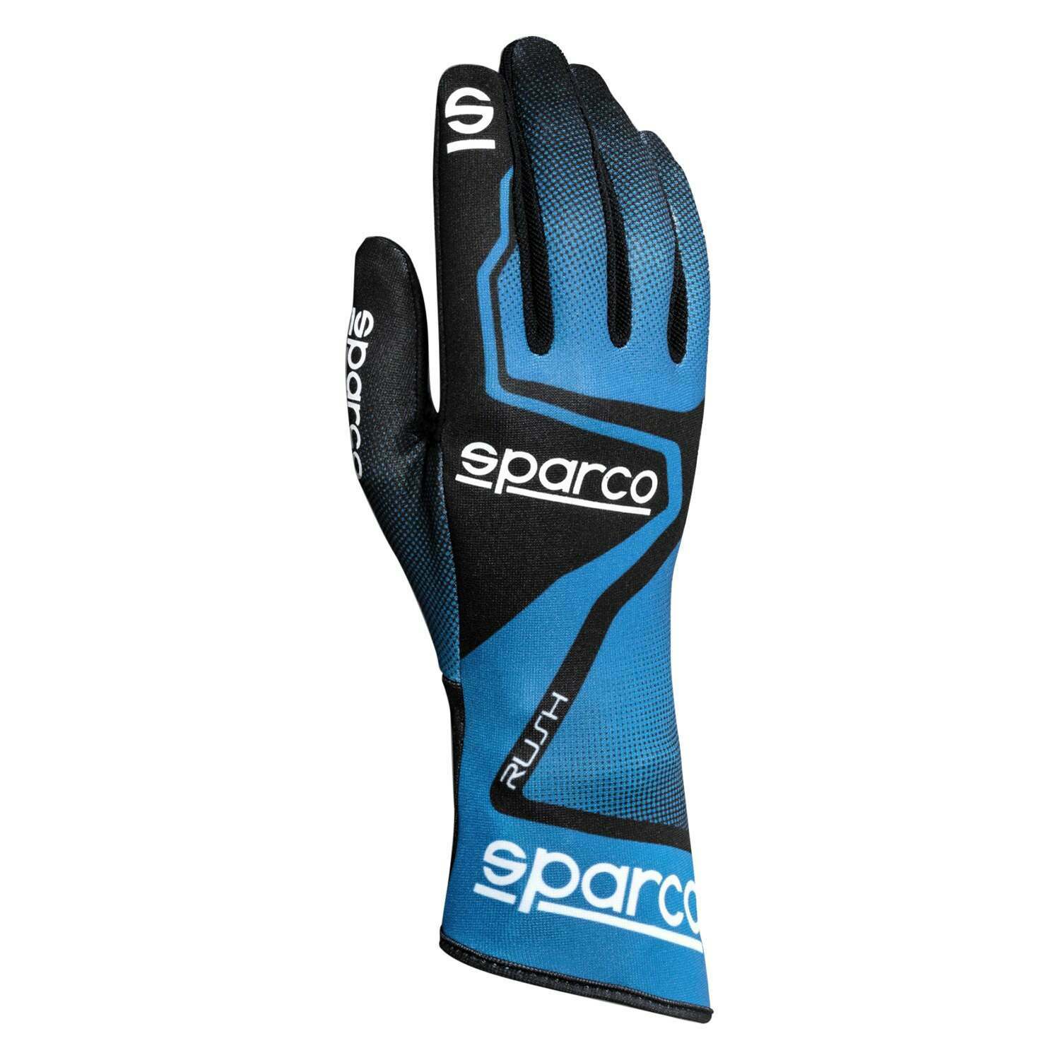 Sparco Gloves Rush 07 Cel/Black - 00255607AZNR