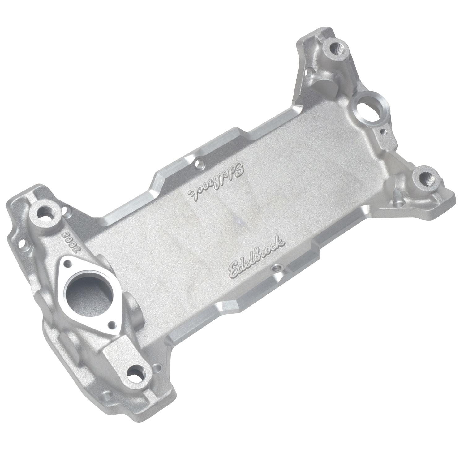 Edelbrock Victor 18d 2 Piece SBC Base Manifold - 2992