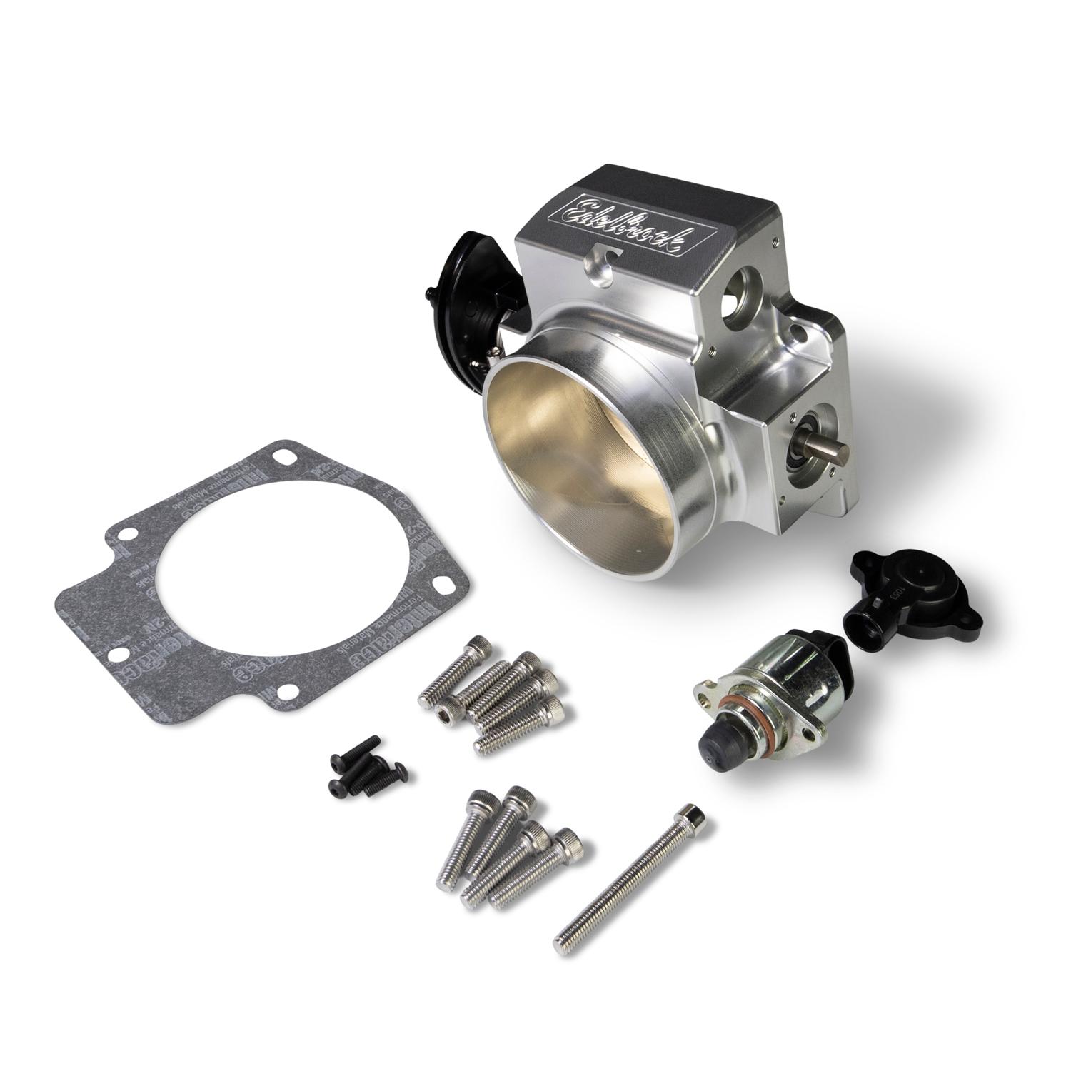 Edelbrock Victor LS Series 90mm Throttle Body - Satin - 3970