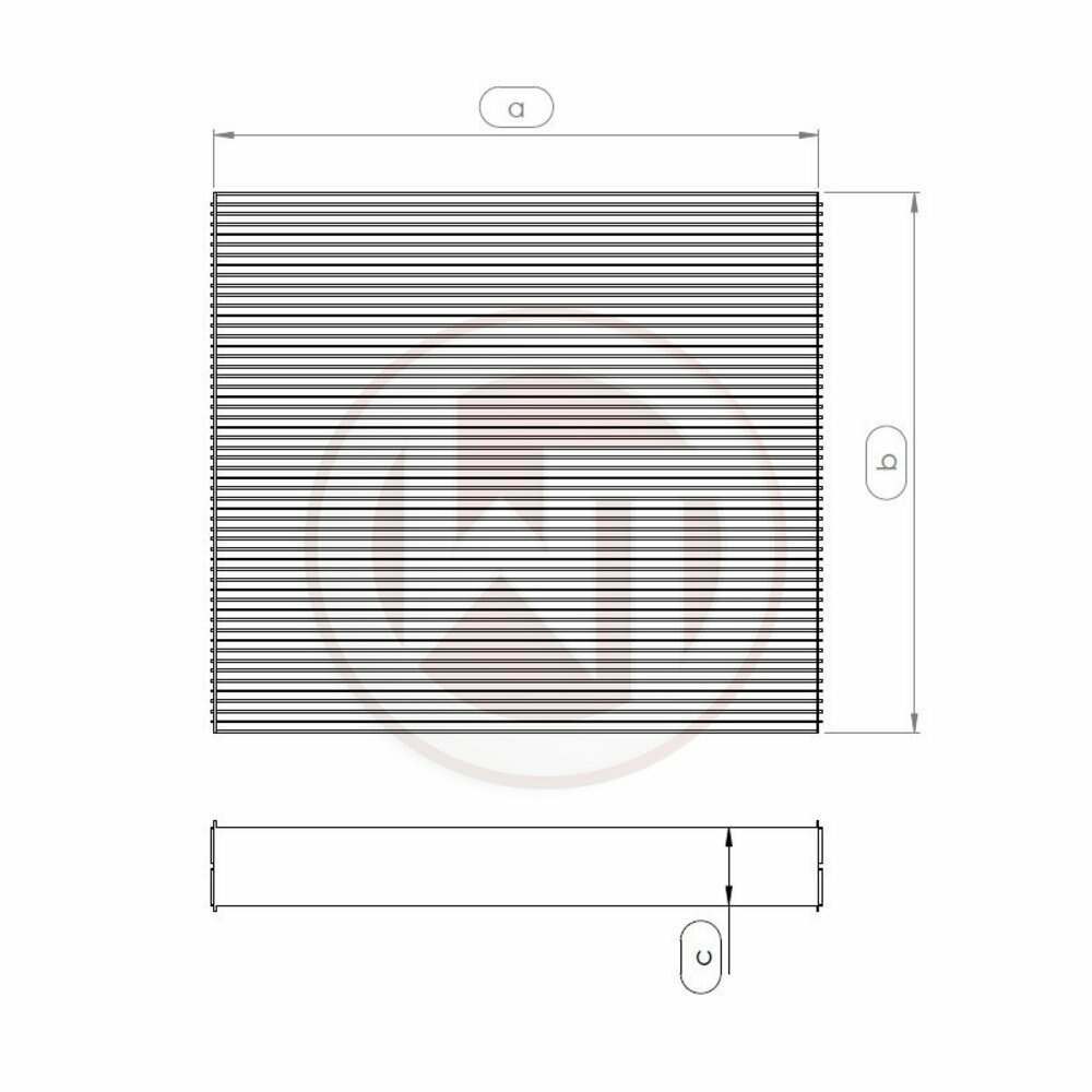 Wagner Tuning Racing radiator core - 004001.OB