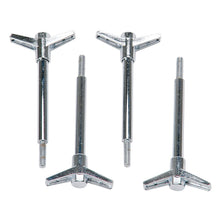 Edelbrock 2-Piece Valve Cover Wing Bolts Chrome - 4401