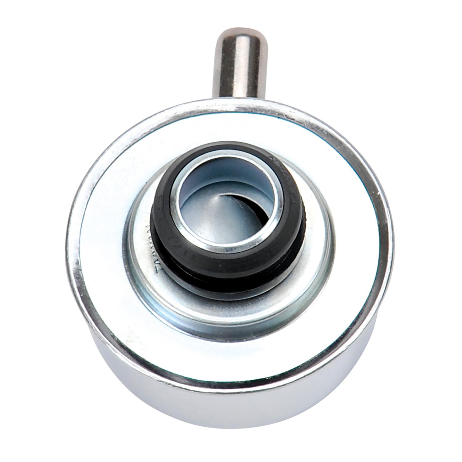 Edelbrock Chrome Round Breather w/vent nipple - 4410