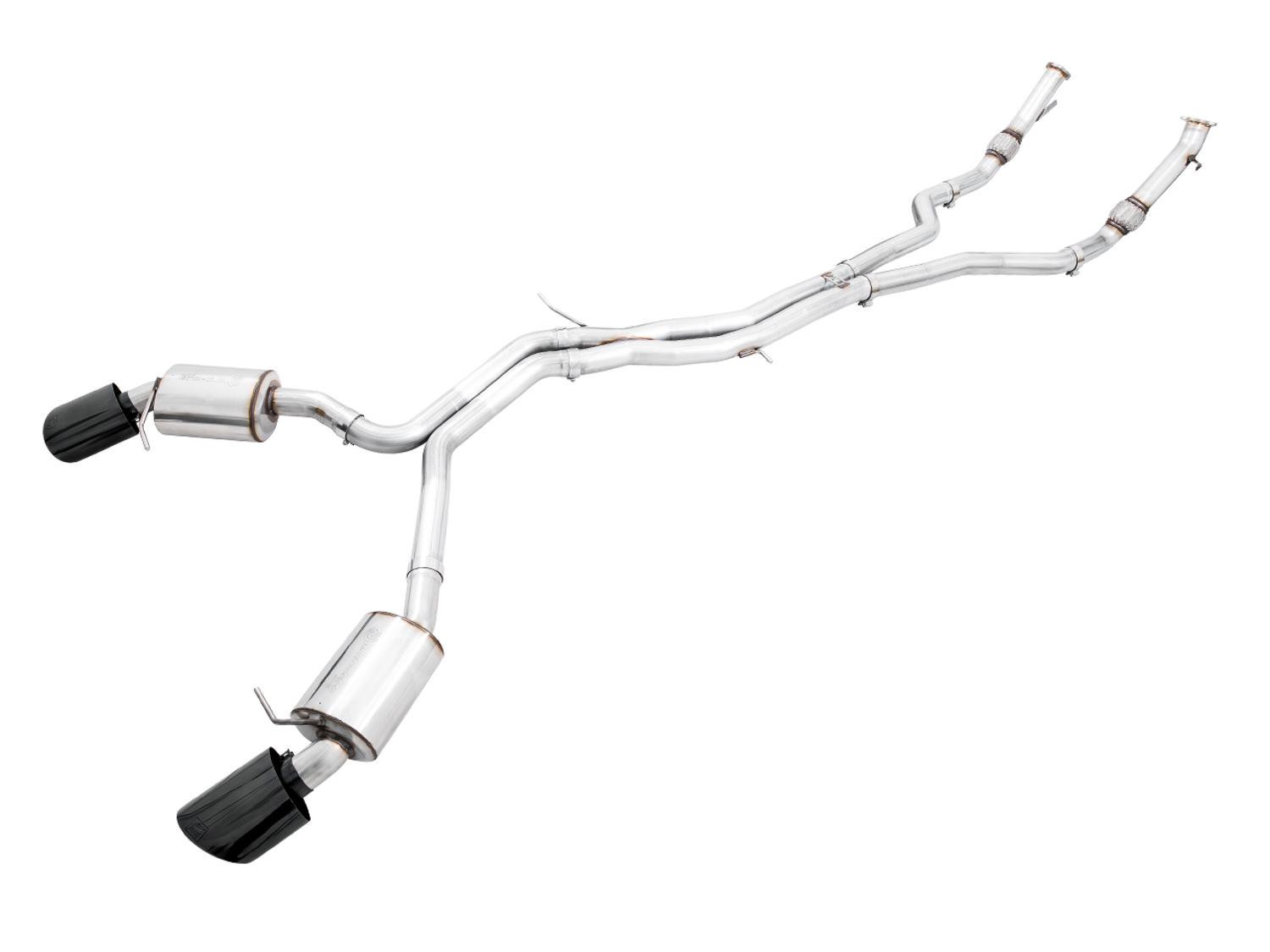 AWE Touring Edition Exhaust for Audi B9.5 RS 5 Sportback - Diamond Black RS-style Tips - 3015-33321