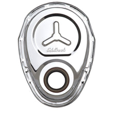 Edelbrock S/B Chevy Chrome Timing Cover - 4860