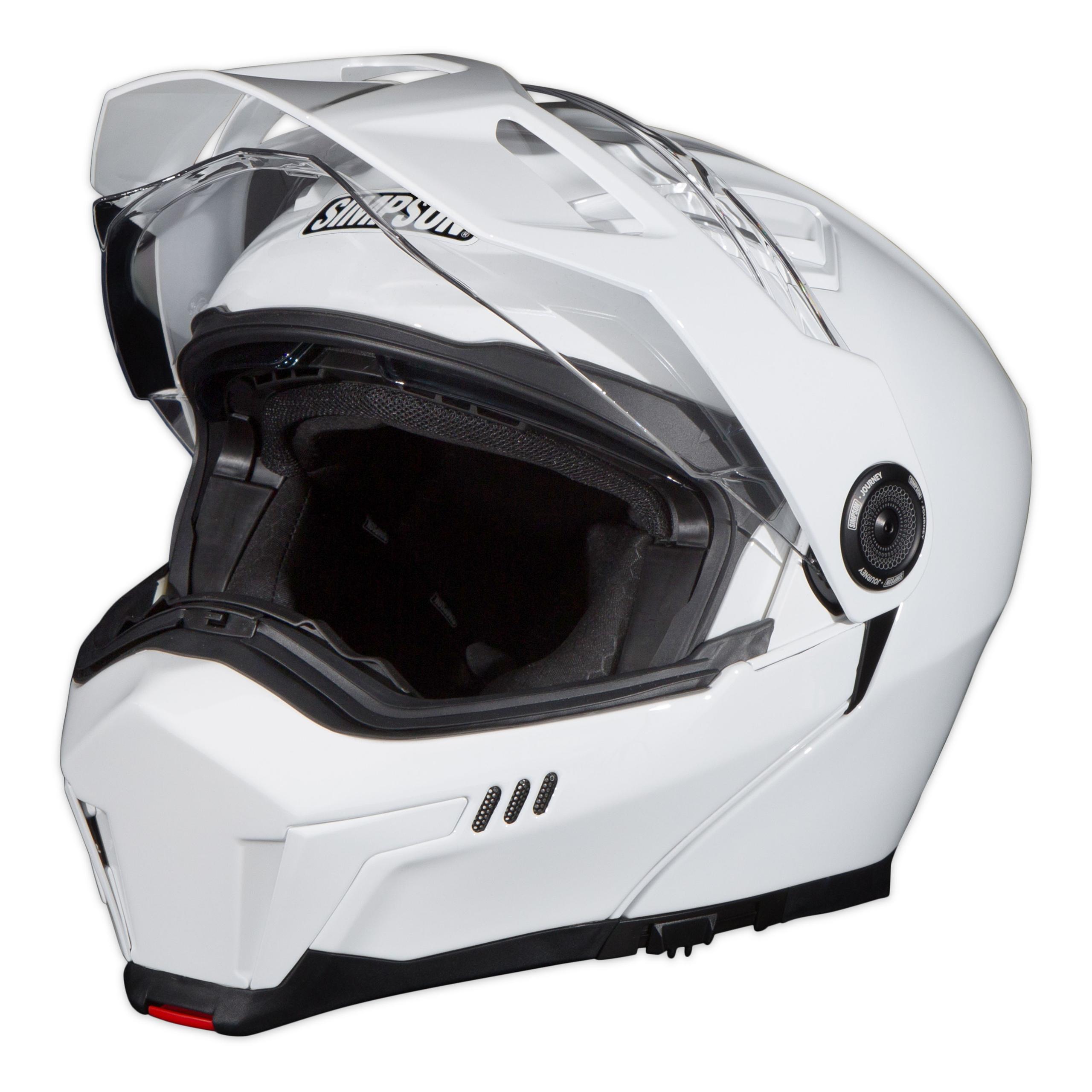 Simpson Racing Motorcycle Journey Bandit Helmet - White - JB1SM