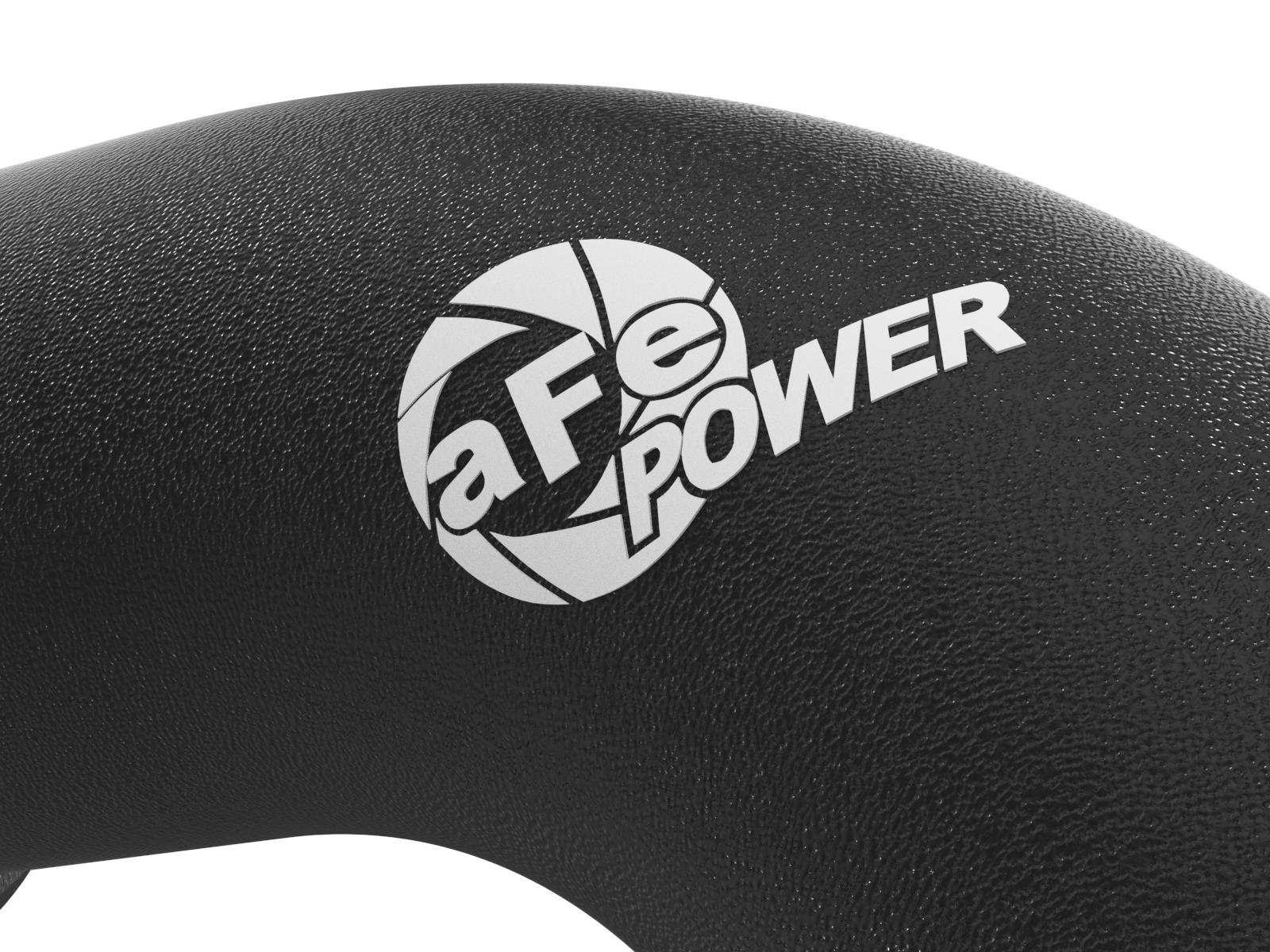 AFE BladeRunner 3 IN Aluminum Hot Charge Pipe Black - 46-20108-B