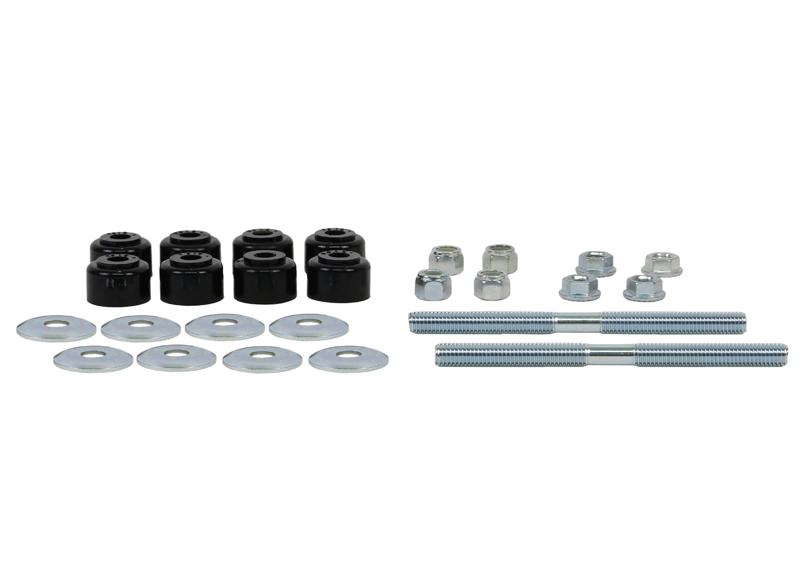 Whiteline Performance Universal Sway Bar Link Set 140mm Threaded Rod with Bushings and Hardware Whiteline - W21806S