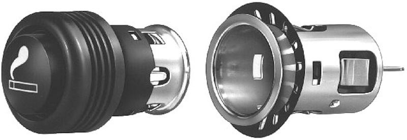 Hella 24V Non-Illuminated Cigarrette Lamper - 008022011