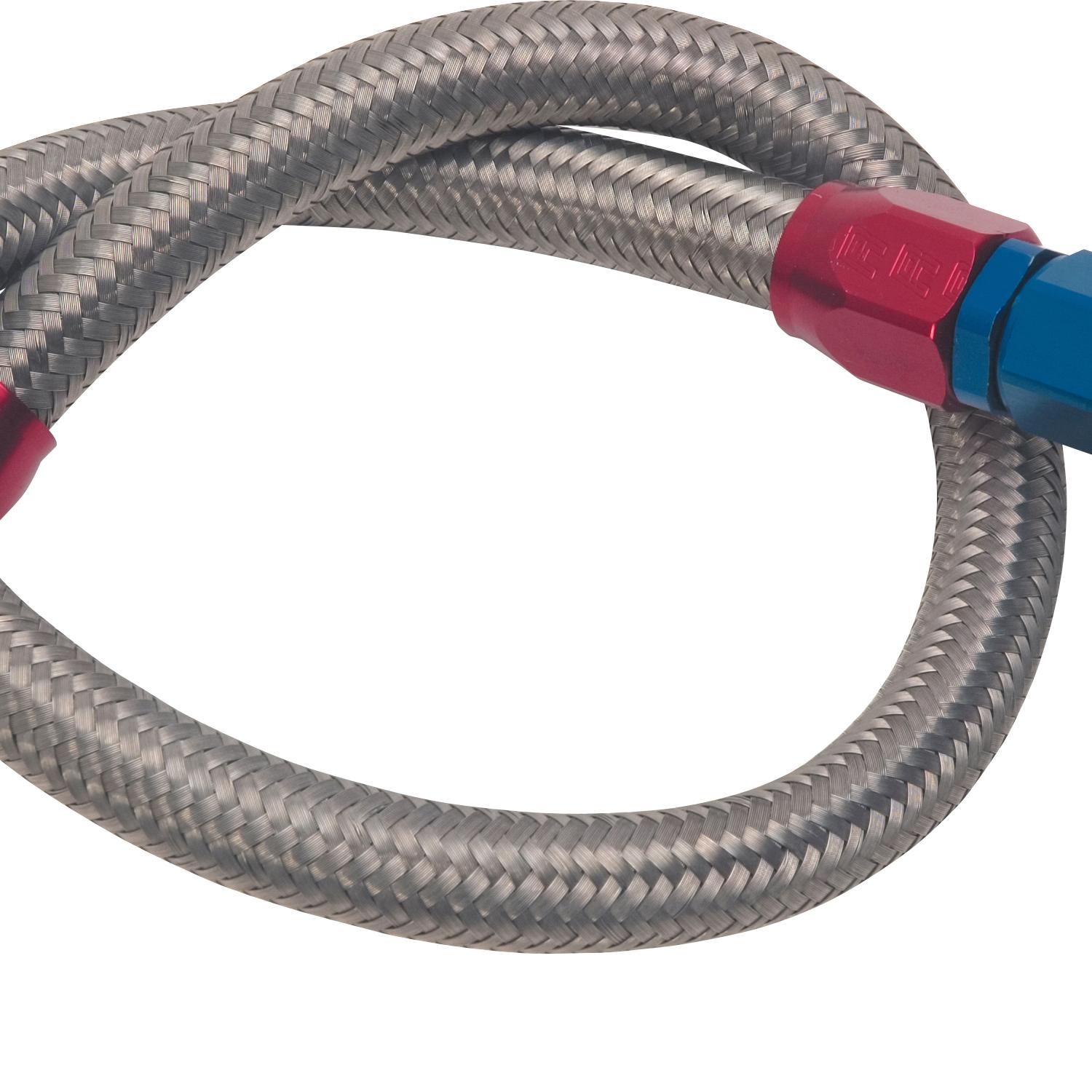 Edelbrock Braided Stainless Steel Fuel Hose Kit - 8123