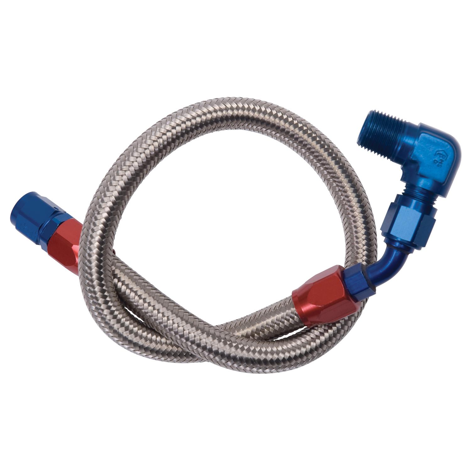Edelbrock Braided Stainless Steel Fuel Hose Kit - 8124