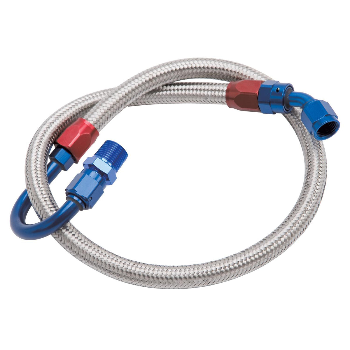Edelbrock Braided Stainless Steel Fuel Hose Kit - 8125