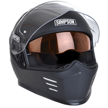 Simpson Racing Ghost Bandit Flat Black Motorcycle Helmet - Extra Small - GBDXS3