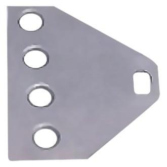 Cusco Weld-On Tab, Rollcage, Universal, Center Pillar (B-Pillar), 145mm x 110mm, Set of 2 plates, Safety21 - 00D 270 14