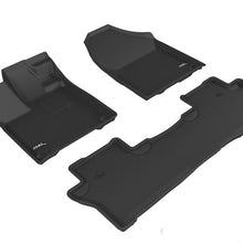 3D MAXpider 2019-2020 Honda Passport Kagu 1st & 2nd Row Floormats - Black