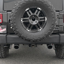 AFE Rebel Series 2-1/2 IN 409 Stainless Steel Axle-Back Exhaust System w/ Black Tips - 49-48061-B