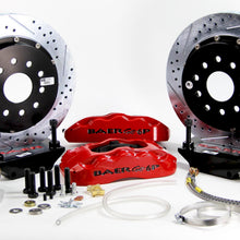 Baer 14" Pro+ Rear Brake Kit, Fire Red, SDZ (1955-1957 One-Fifty Series, Two-Ten Series, Bel Air) - 4302428FR