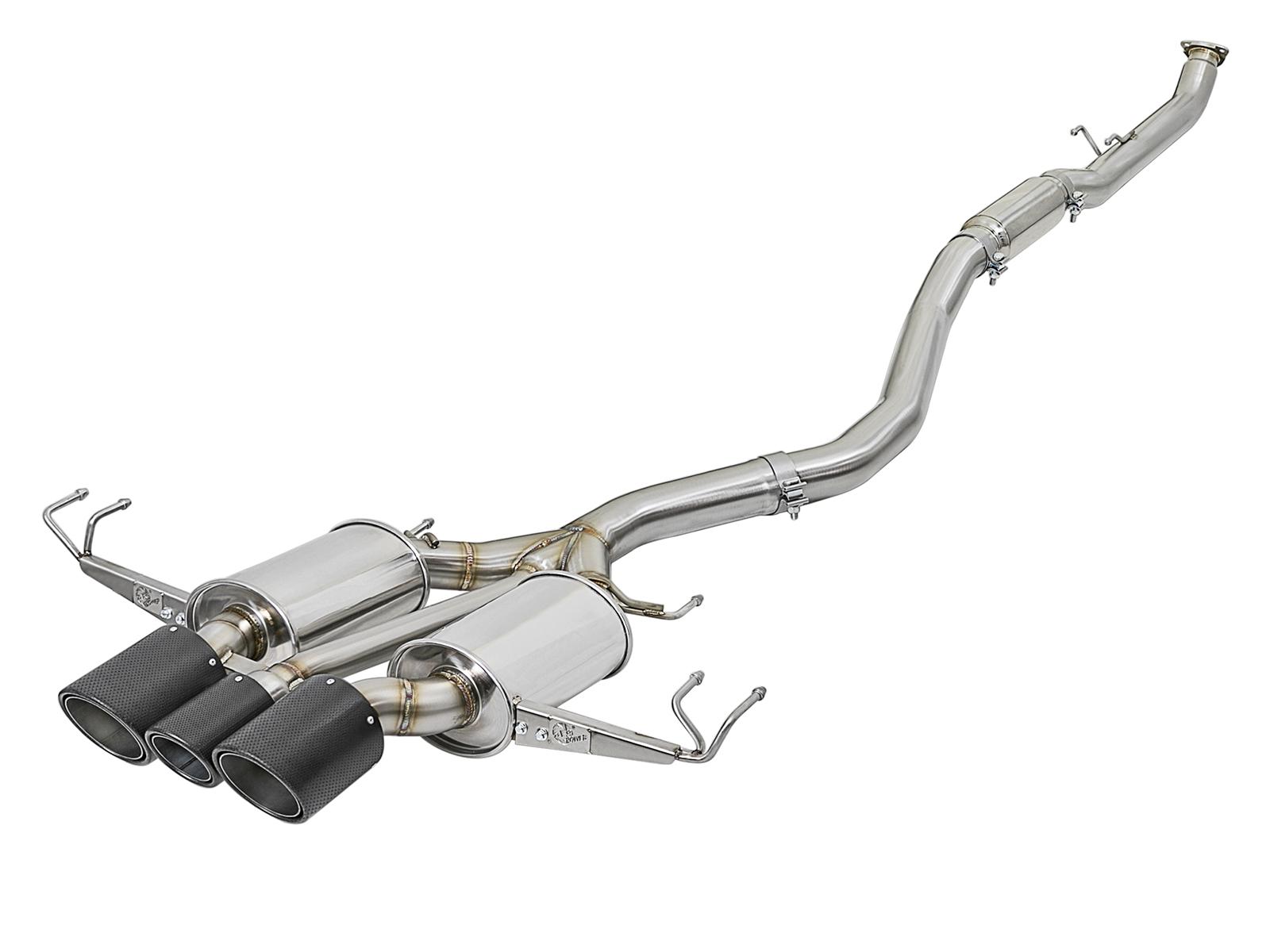 AFE Cat-Back Exhaust System (2017-2019 Honda Civic L4-2.0L (t)) - 49-36616-C