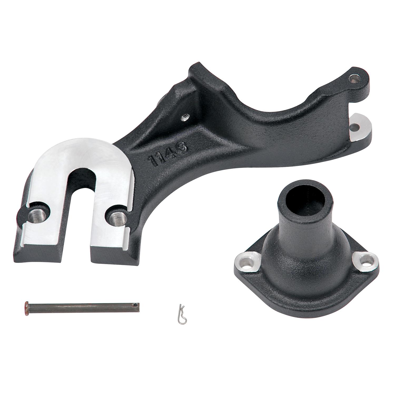 Edelbrock Ford Flathead 49-53 Gen Bracket Offset Black - 11463